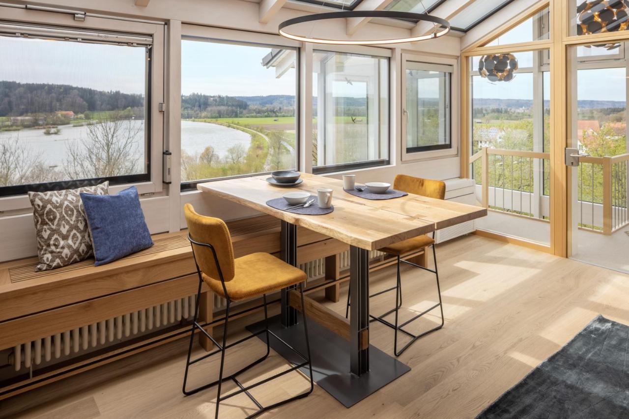 Stille X Weite - Hochwertige Wohnung Mit See-Panorama Kronburg Extérieur photo
